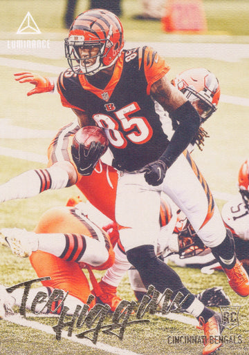 2020 Panini Chronicles Tee Higgins RC Bengals Luminance 214 NFL Rookie