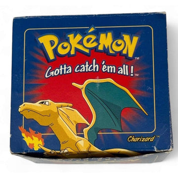 Vintage 1999 Pokémon Charizard 23K gold-plated card sealed Burger King promo box