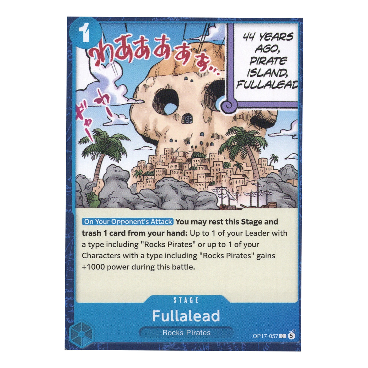 Fullalead OP17-057 Common English One Piece TCG Card NM