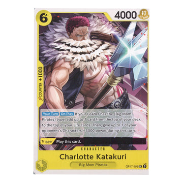 Charlotte Katakuri OP17-103 Uncommon English One Piece TCG Card NM