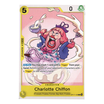 Charlotte Chiffon OP17-105 Common English One Piece TCG Card NM