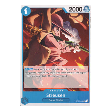 Streusen OP17-050 Common English One Piece TCG Card NM