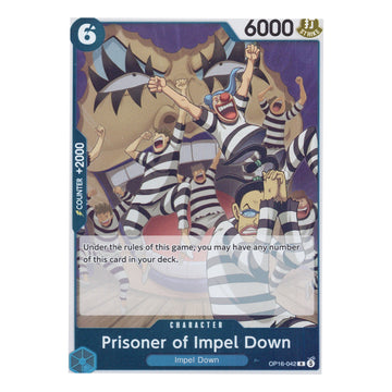 Prisoner of Impel Down OP16-042 English One Piece Card
