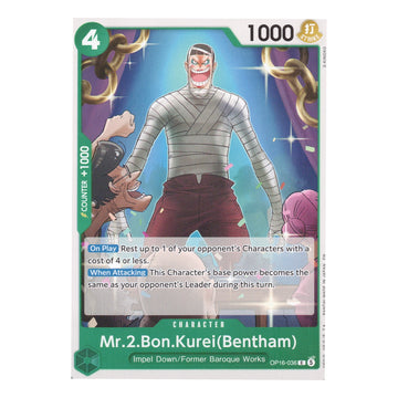 Mr 2 Bon Kure OP16-036 English One Piece Card