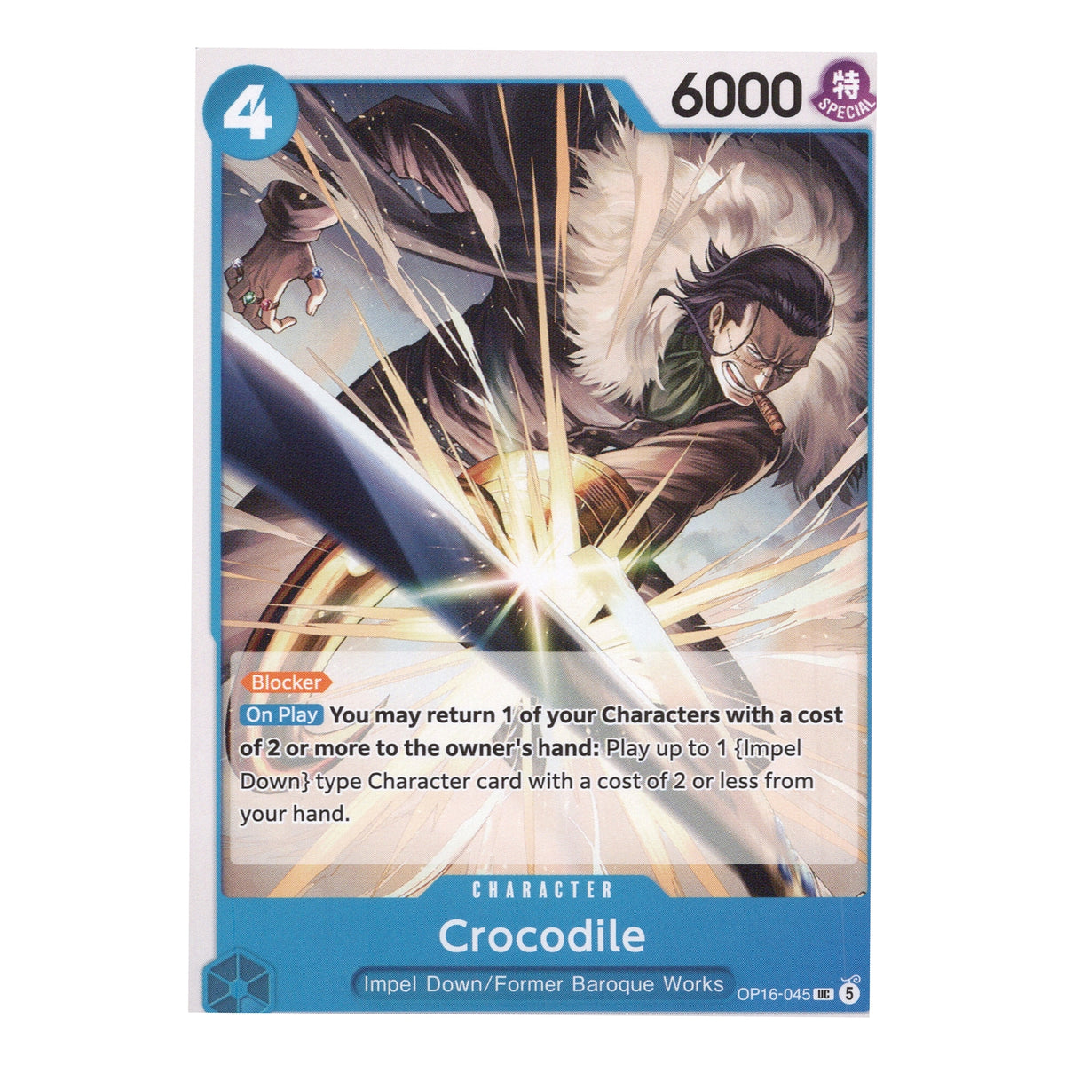 Crocodile OP16-045 English One Piece Card
