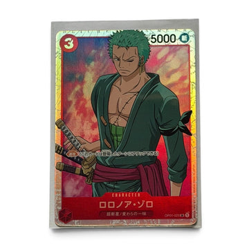 Roronoa Zoro OP01-025 SR Alternate Art Romance Dawn One Piece TCG Japanese