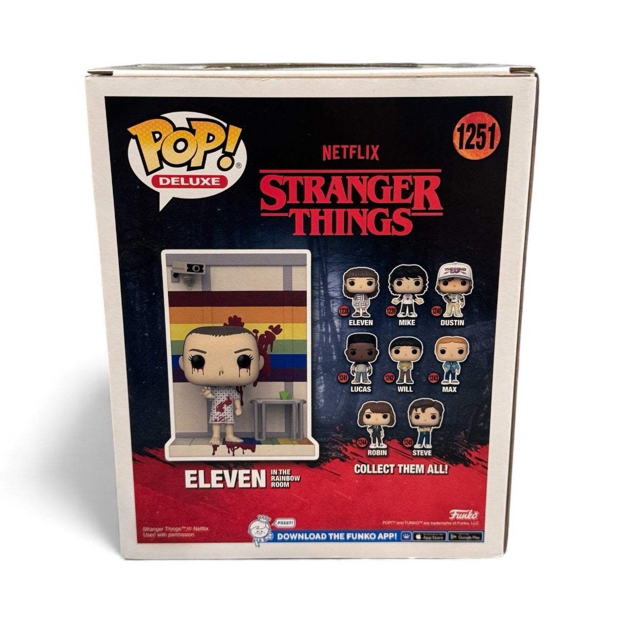 LIMITED EDITION Funko POP Deluxe Eleven Rainbow Room Stranger Things collectible figure