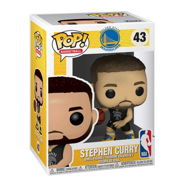 Stephen Curry Funko Pop! #43 featuring the Golden State Warriors legend in iconic action pose