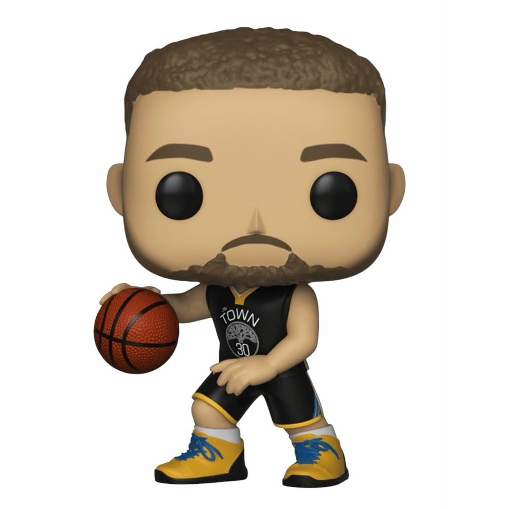 Stephen Curry Funko Pop! #43 featuring the Golden State Warriors legend in iconic action pose