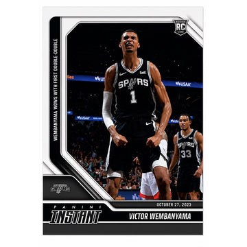 Limited PR Victor Wembanyama RC 2023-24 Panini Instant #19 NBA Spurs 1st DD
