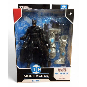 McFarlane DC Multiverse Batman 7 inch action figure with Mr. Freeze build parts in sealed packaging