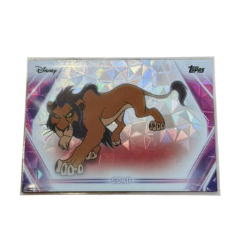 Disney Topps Neon Iconic Scar Diamante Parallel Card #43 The Lion King