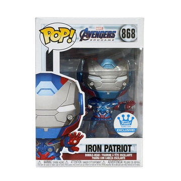 Iron Patriot Funko Pop 868 Endgame Exclusive Marvel Avengers Bobble Head