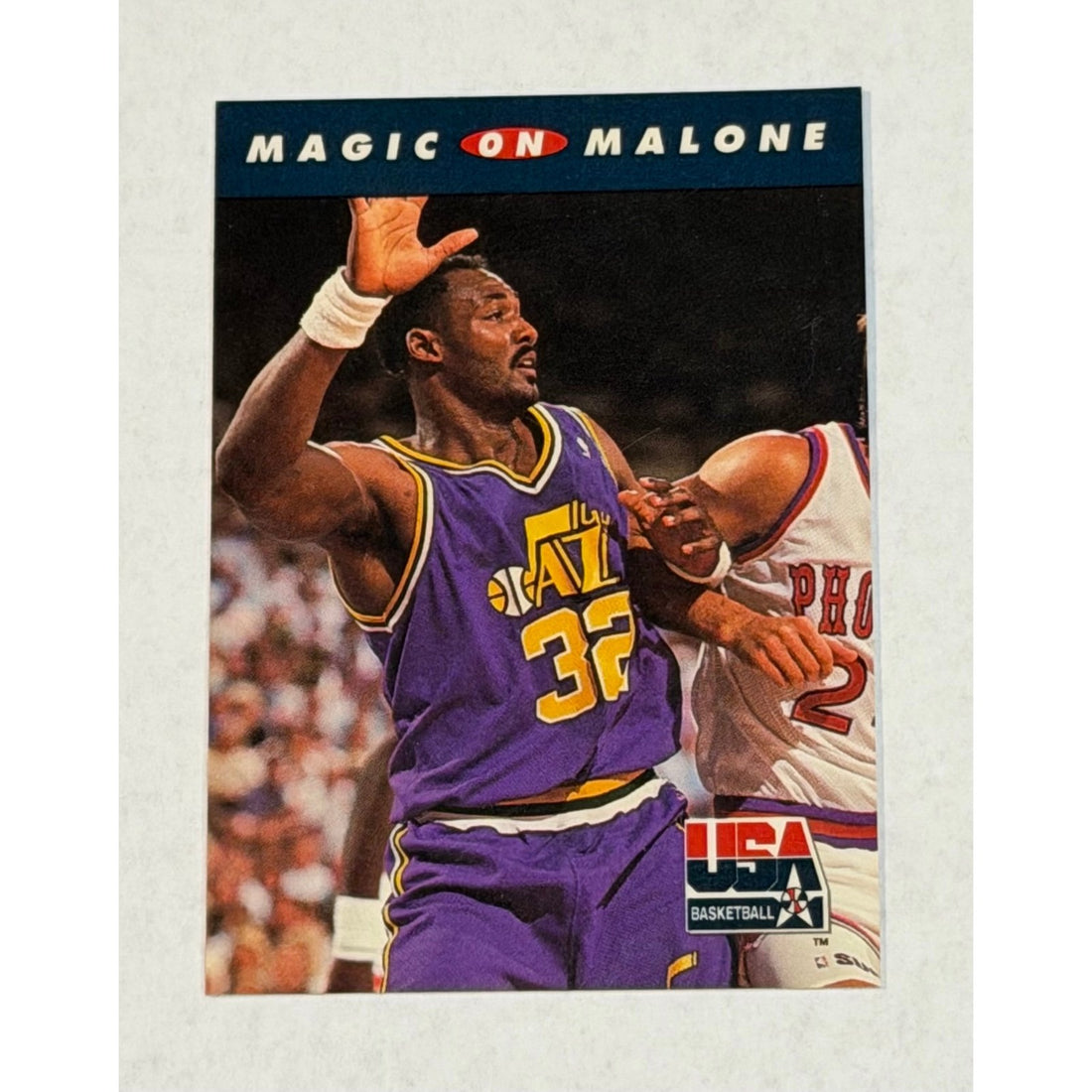 Vintage Karl Malone 1992 SkyBox USA Vintage Karl Malone 1992 SkyBox USA Basketball 106 NBA Utah Jazz Card