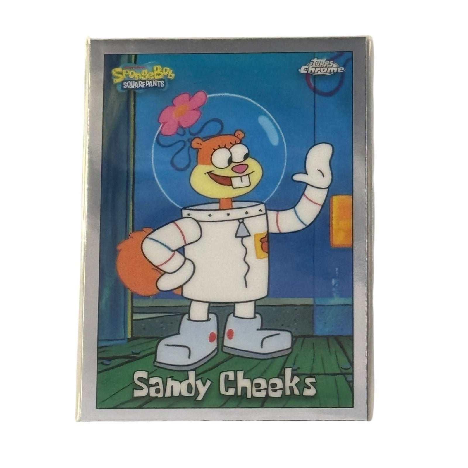 2025 Topps Chrome SpongeBob Sandy Cheeks card #27 near mint collectible