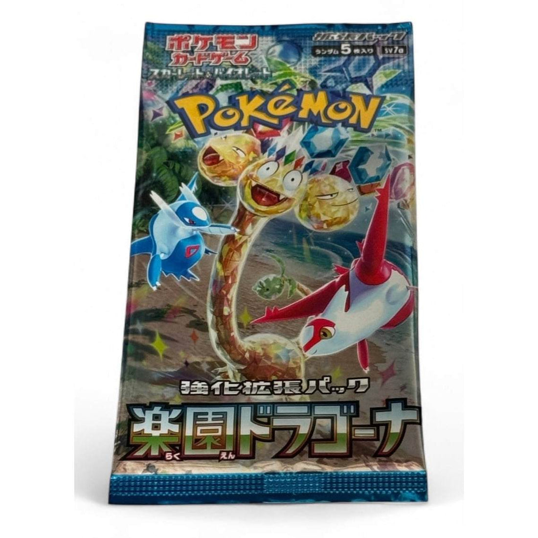 Sealed Japanese Pokémon SV7a Paradise Dragona booster pack from Scarlet & Violet series 2024