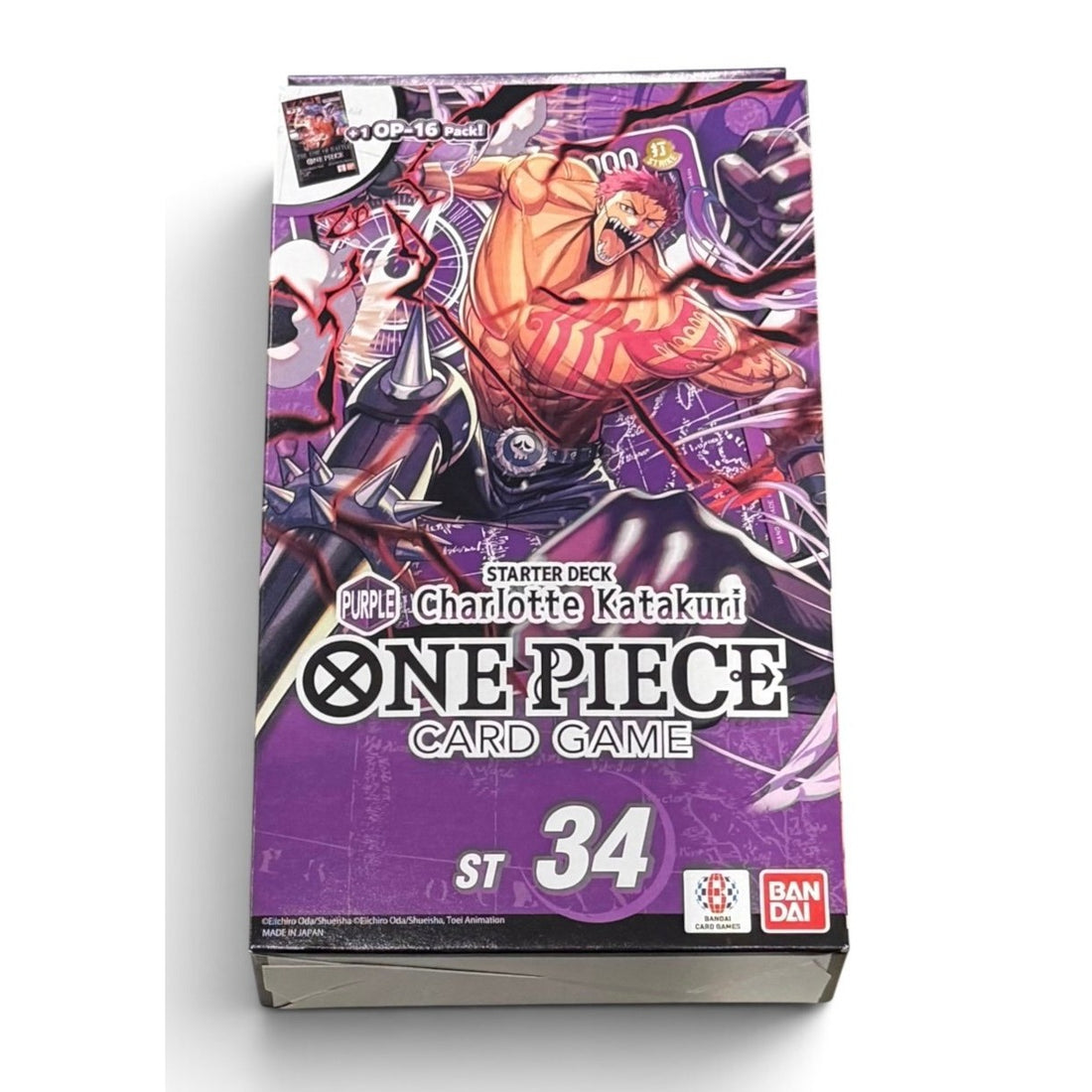 ENGLISH | One Piece ST-34 Charlotte Katakuri Purple Starter Deck OP-16 Pack