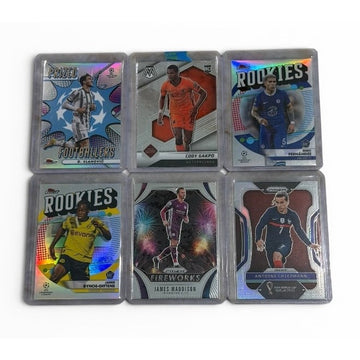 Enzo Fernandez RC Gakpo RC Griezmann Prizm Soccer Card LOT of 6 Futbol Stars