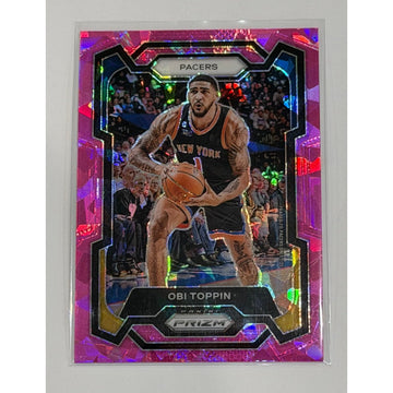 Obi Toppin 2023 Panini Prizm Pink Ice #249 NBA Indiana Pacers Card
