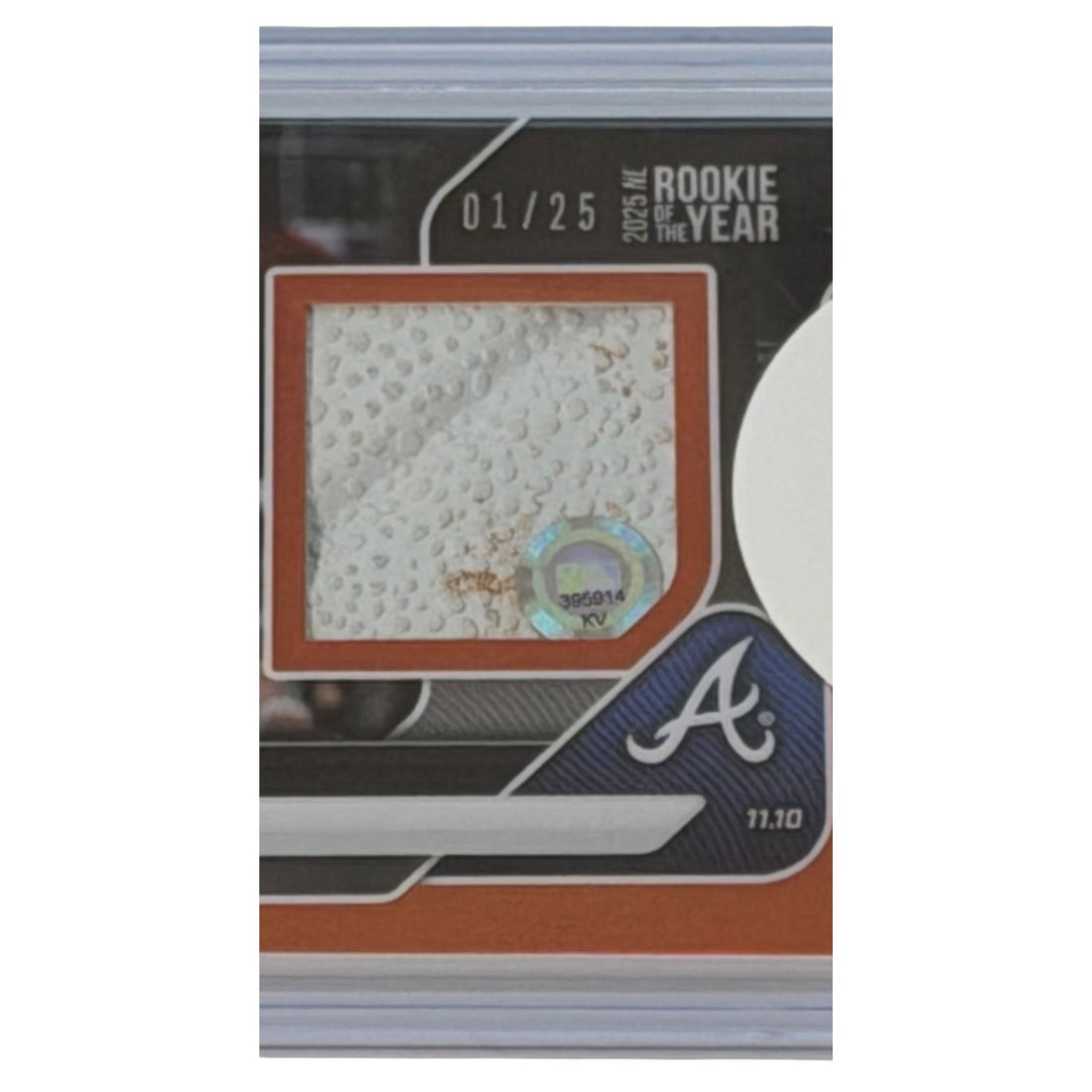 1/25 Drake Baldwin RC 2025 Topps NOW MLB ROY Truist Park Base Relic ATL Braves