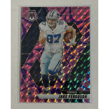 Jake Ferguson Panini Jake Ferguson 2025 Panini Mosaic Prizm 175 NFL Dallas Cowboys TE Card