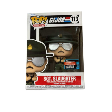 Funko Pop! Retro Toys Sgt. Slaughter #113 limited edition vinyl figure in original packaging