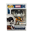 Taskmaster Funko Pop 892 Marvel Amazon Exclusive with shield and sword in collector edition packaging