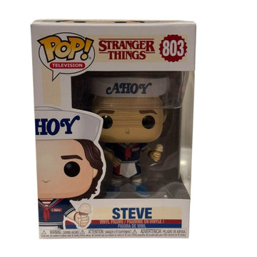 Stranger Things Steve Scoops Ahoy Funko Pop Vinyl Figure in box