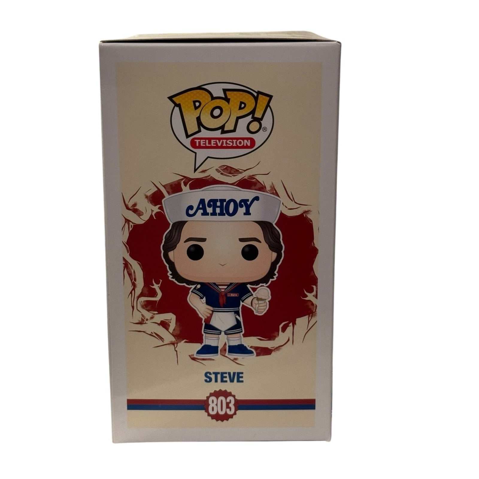 Stranger Things Steve Scoops Ahoy Funko Pop vinyl figure in box