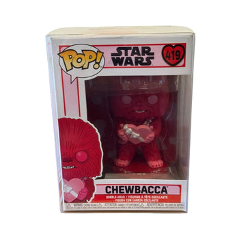 Chewbacca Valentine Funko Pop #419 Star Wars Exclusive Bobble-Head