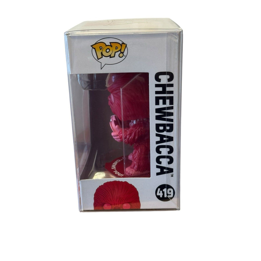 Chewbacca Valentine Funko Pop #419 Star Wars Exclusive Bobble-Head