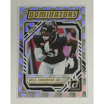 2025 NFL Donruss Dominators Will Anderson 2025 NFL Donruss Dominators Will Anderson Jr. DOM-WAN Houston Texans Insert