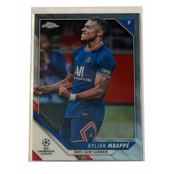 Kylian Mbappé 2021-22 Topps Chrome UEFA Champions League #1 PSG Soccer Card