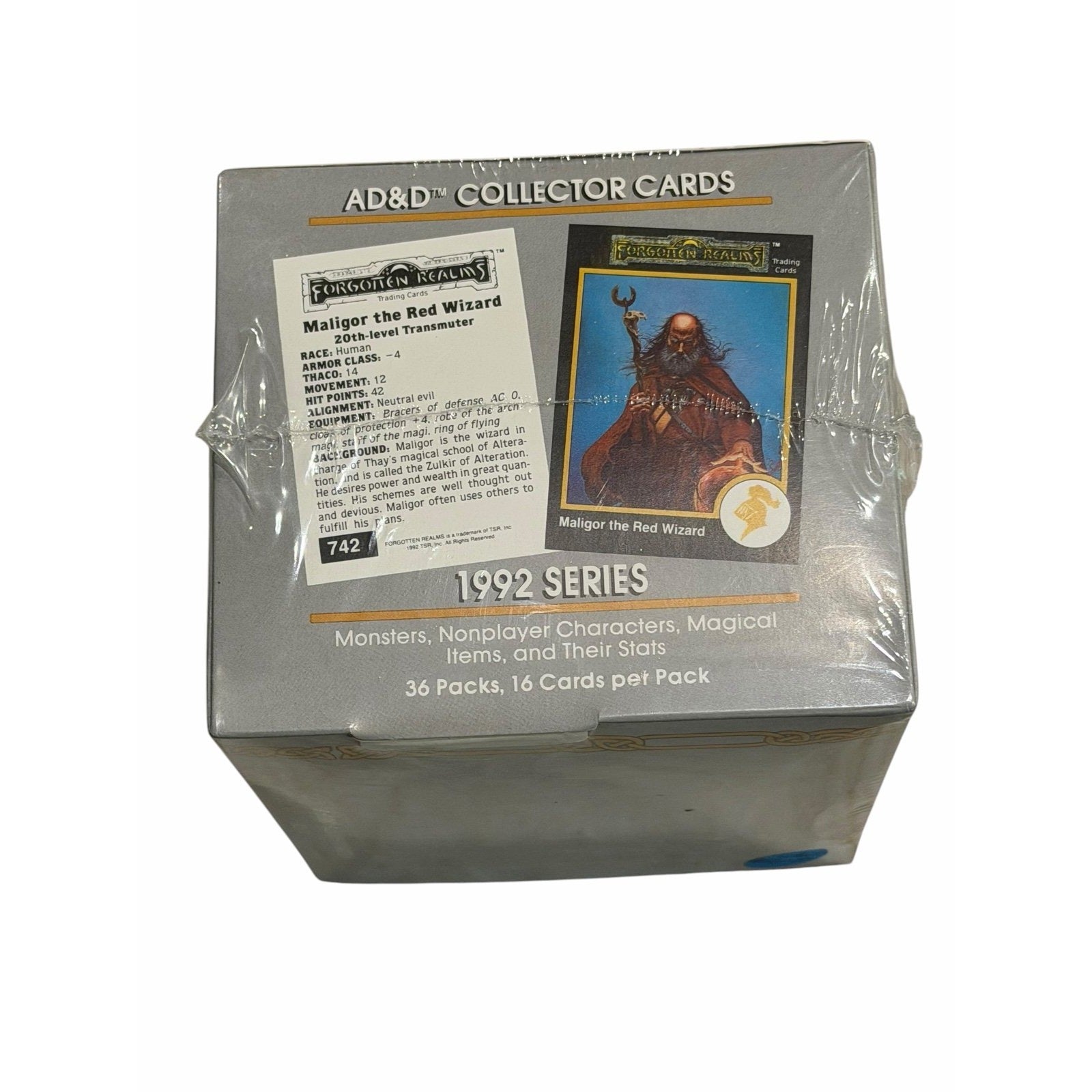 1992 AD&D Fantasy Sealed Collector Cards 1992 AD&D Fantasy Sealed Collector Cards Factory Box TSR Dungeons Dragons 36 Pks