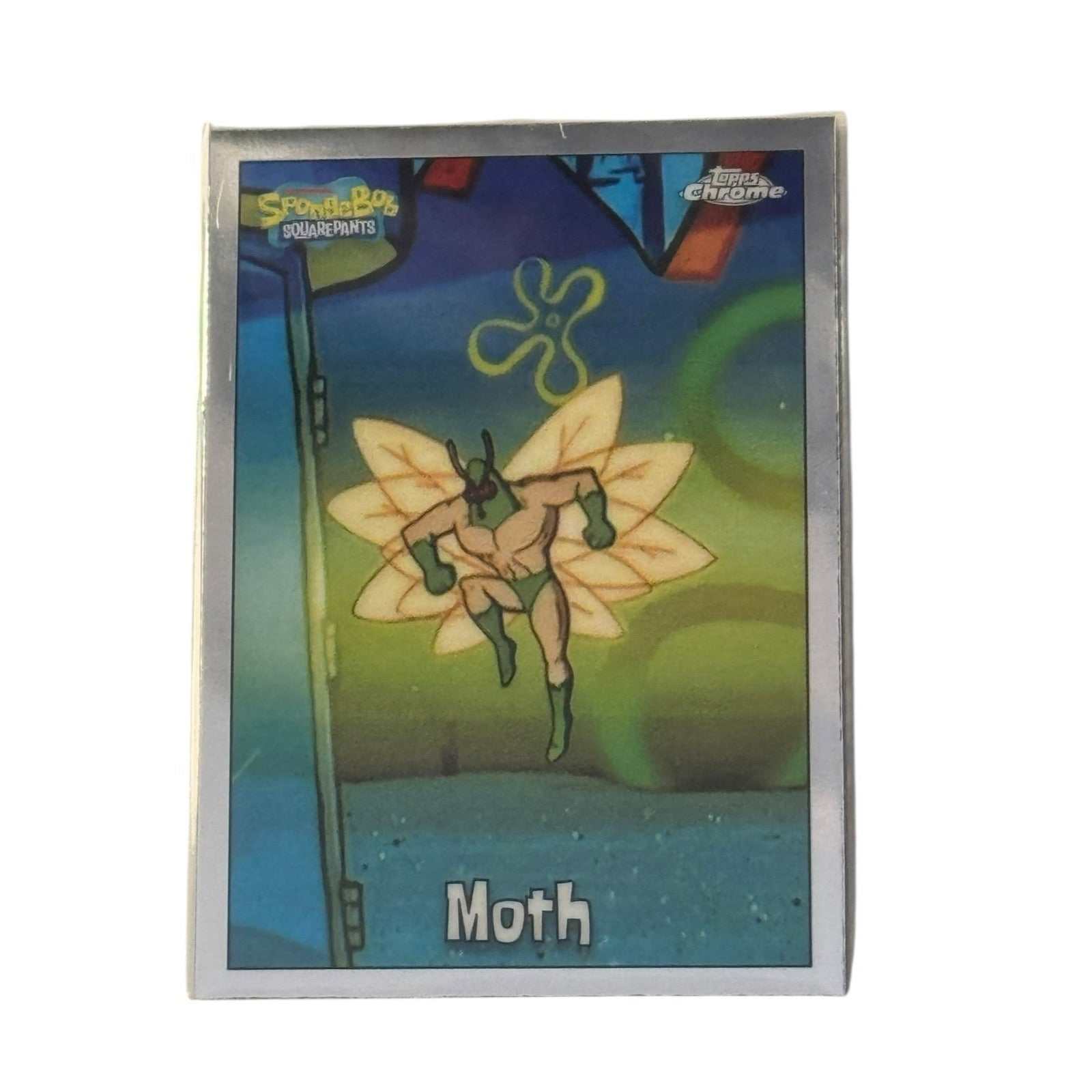 2025 Topps Chrome SpongeBob Moth villain character card Bikini Bottom