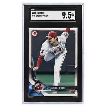 Shohei Ohtani 2018 Bowman RC #49 SGC 9.5 Mint+ MLB LA Angels/Dodgers Rookie Card