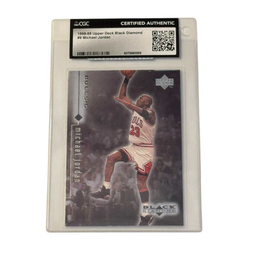 1998-99 Upper Deck Black Diamond Michael Jordan basketball card CGC certified authentic