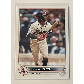 2022 Topps Series 1 - Ozzie Albies - MLB Atlanta Braves Card #401 Centered Mint*