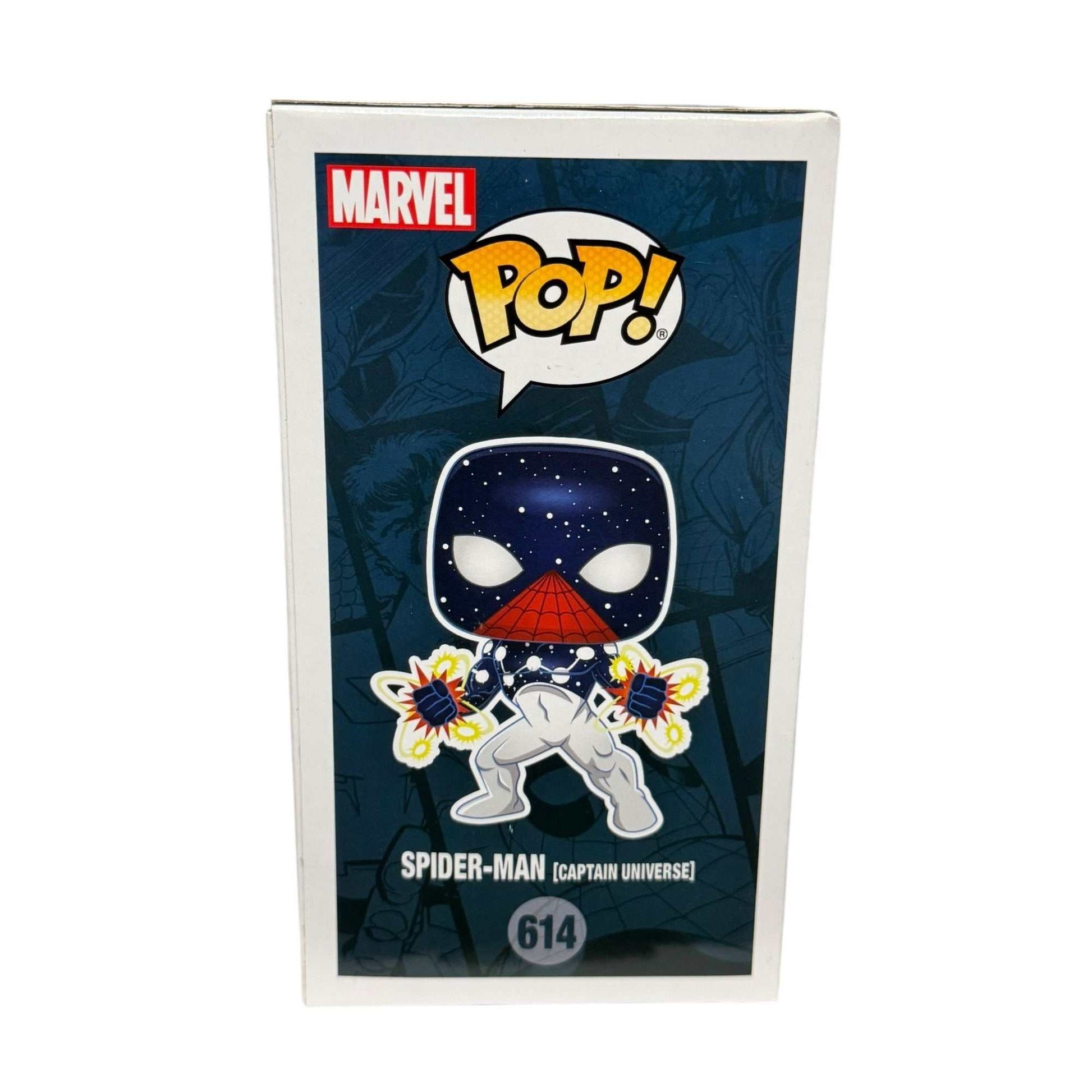 Marvel Funko Pop Spider-Man Captain Universe 614 exclusive collectible figure in original box