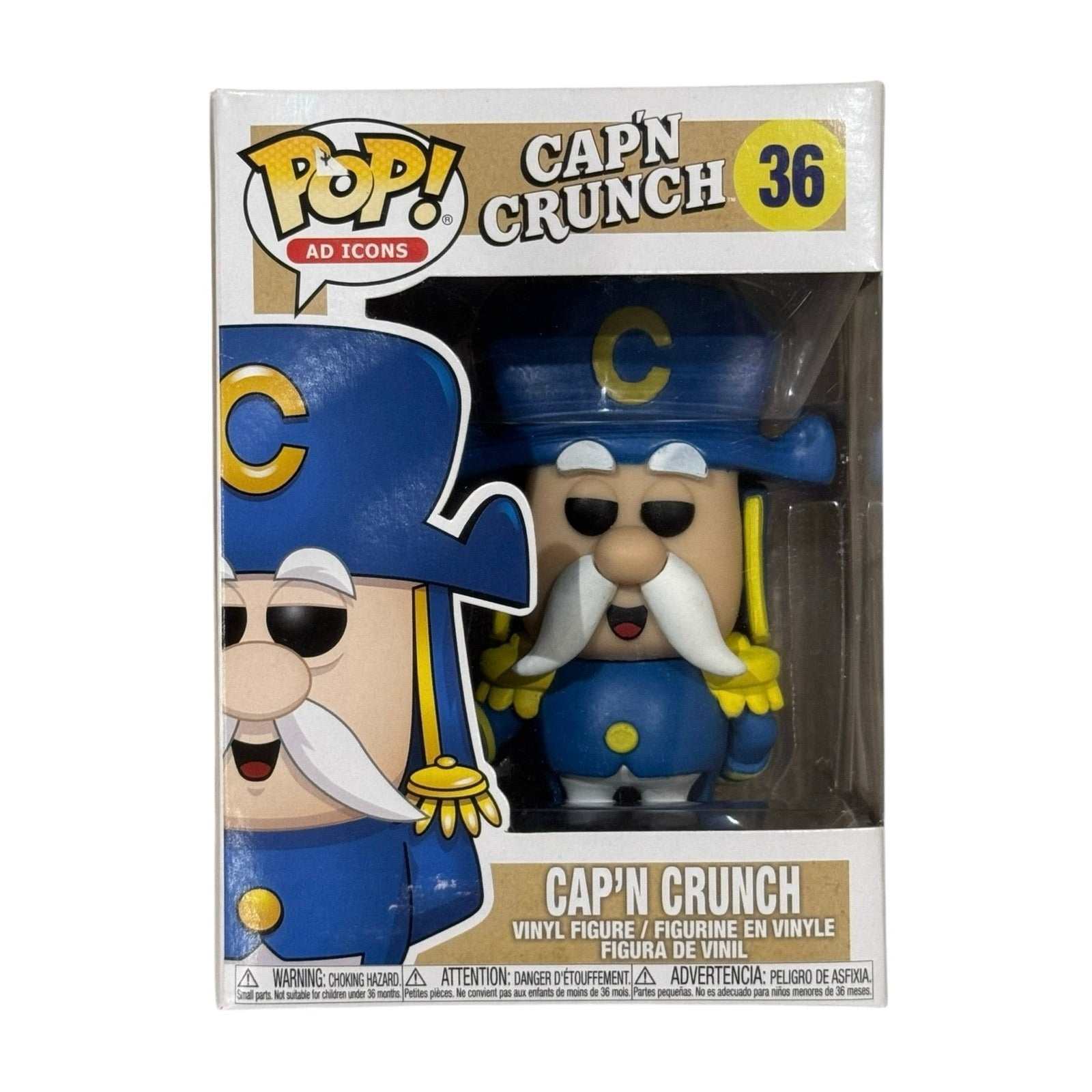 Funko Pop Ad Icons Cap'n Crunch vinyl figure collectible in original box