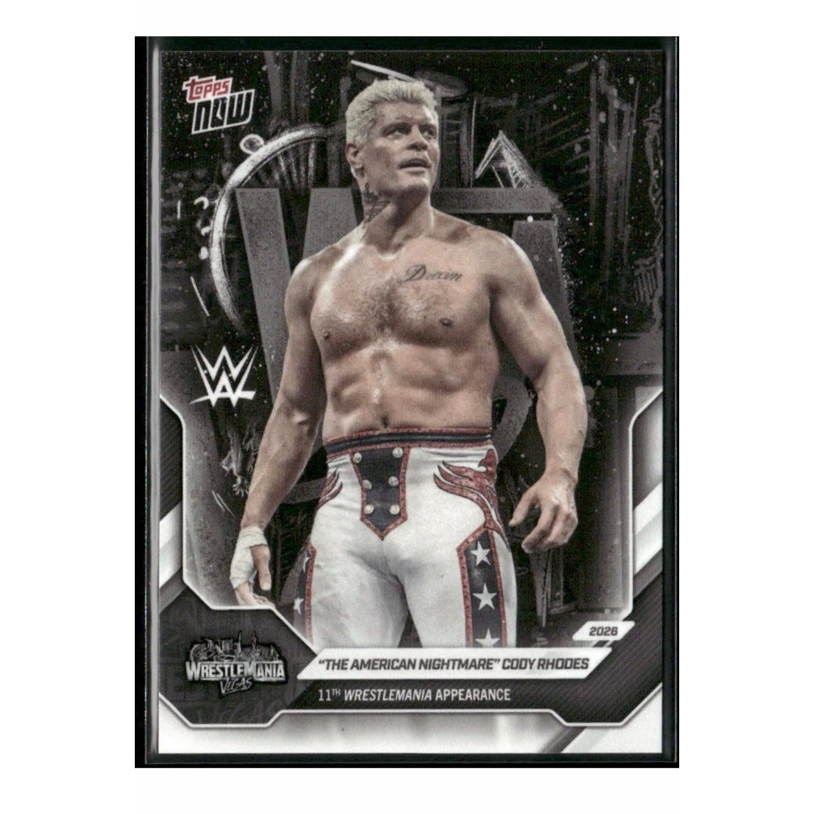 Cody Rhodes Topps NOW Cody Rhodes 5847 PR 2026 Topps NOW 1 WWE WrestleMania 40 11th Appearance