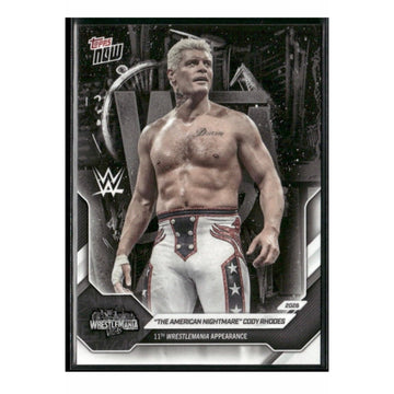 Cody Rhodes Topps NOW Cody Rhodes 5847 PR 2026 Topps NOW 1 WWE WrestleMania 40 11th Appearance