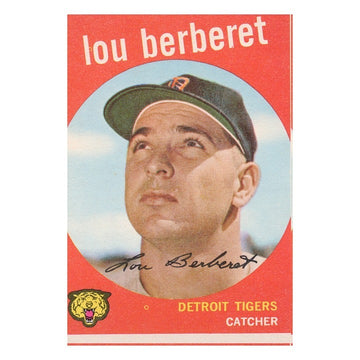 Lou Berberet 1959 Topps #96 MLB Detroit Tigers Vintage VG Baseball Card