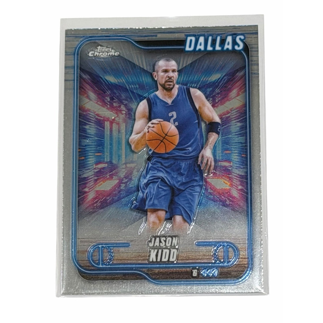 Jason Kidd Topps Chrome Jason Kidd 2025 Topps Chrome 129 NBA Dallas Mavericks Hall of Fame Guard