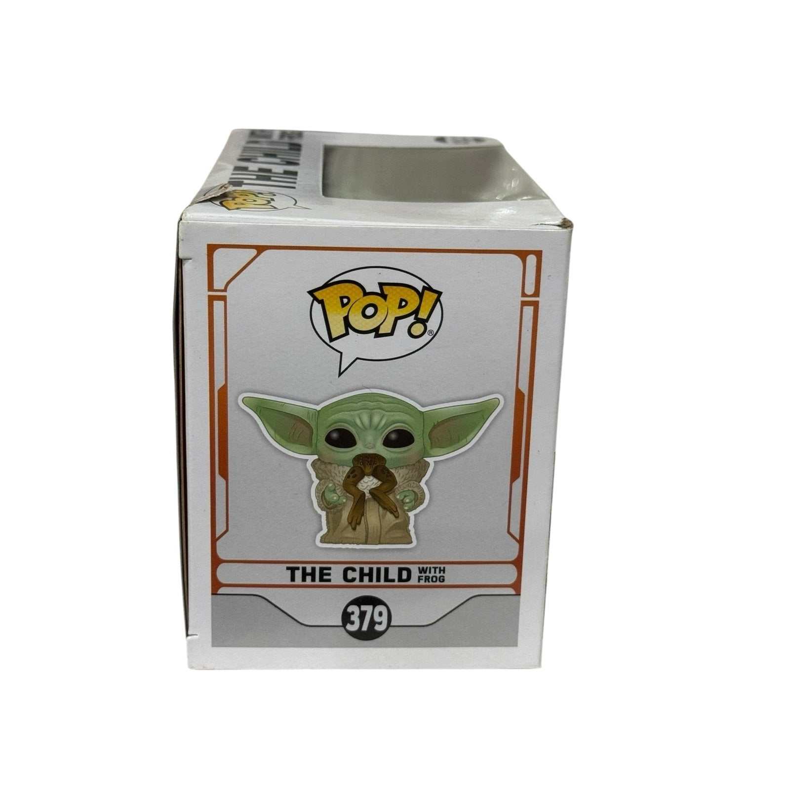 The Child with Frog Funko Pop 379 Star Wars Mandalorian vinyl figure box side view
