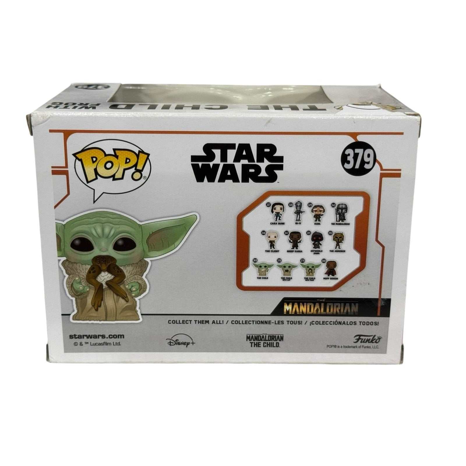 The Child with Frog Funko Pop 379 Star Wars Mandalorian collectible figure in box