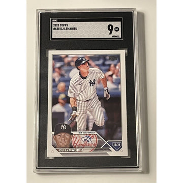 2023 Topps Series 2 DJ LeMahieu Card #658 Base Parallel - New York Yankees PSA 9