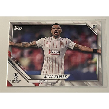 2021-22 Topps UEFA Champions League - Diego Carlos* - Soccer Card #116 - Sevilla