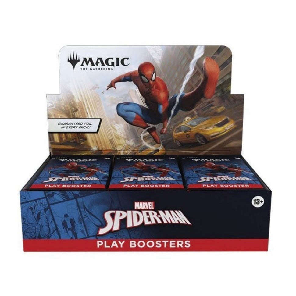 Magic: The Gathering Marvel Spider-Man Play Magic: The Gathering Marvel Spider-Man Play Booster Box Sealed 14 Cards Per Pack