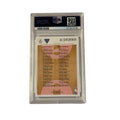 1991 Upper Deck Michael Jordan All Star Checklist PSA 7 basketball card, Chicago Bulls, graded collectible